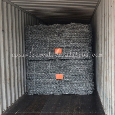 Dự án nước Giỏ đá Rọ đá Tường chắn đá Gabion Tường lồng Lỗ 8x10cm