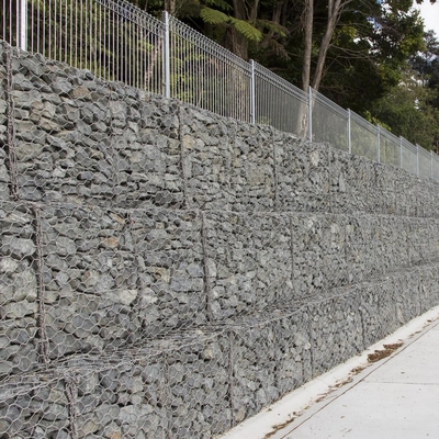 Gabions đầy đá gấp được dệt cho dự án sông và dưới cầu