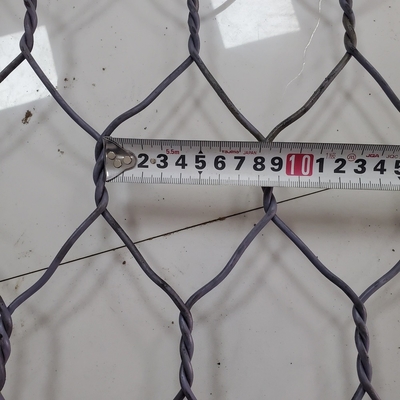 Công tắc xây dựng Giỏ 3.05mm PVC  Gabion Đá đầy mạ kẽm
