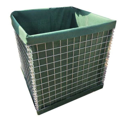 Dây hàn mạ kẽm 5.00mm Dây hàng rào quân sự Túi cát Gabion Chống tia cực tím