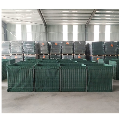 Dây thép carbon thấp hàn hàng rào phòng thủ quân sự 75 * 75mm cho trường bắn