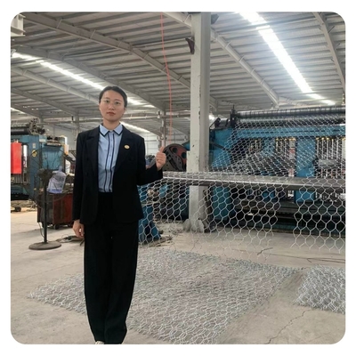 Nệm kẽm hình lục giác Lưới thép mạ kẽm Giỏ Gabion 1x1x1