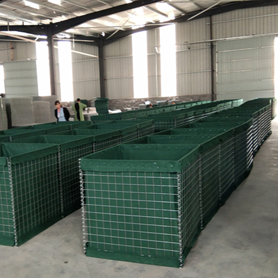 Câu lạc bộ bắn súng Hàng rào quân sự phòng thủ mạ kẽm có thể xếp chồng lên nhau khi xây dựng trường bắn