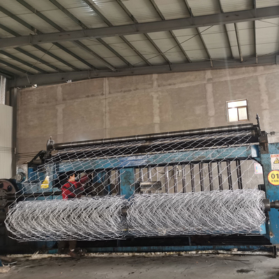 Ống mạ 1mx1mx3m Gabion Box Supporting Wall Pvc phủ