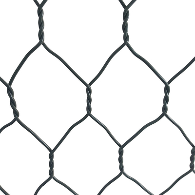 3m X 1m X 1m 4mm PVC phủ Gabion Box Kháng ăn mòn