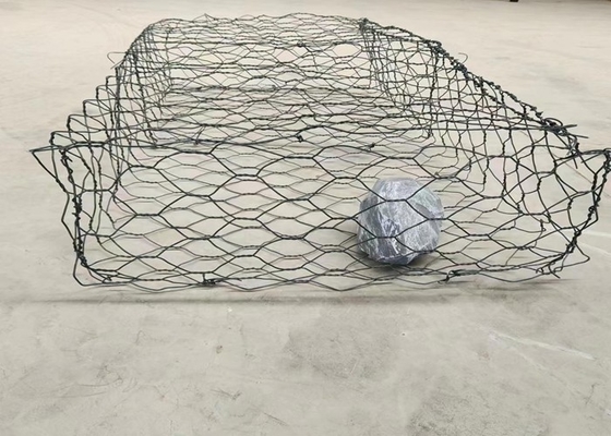 Hỗ trợ độ dốc 2m X 1m X 1m Thùng Gabion tùy chỉnh 6x8cm lỗ lưới
