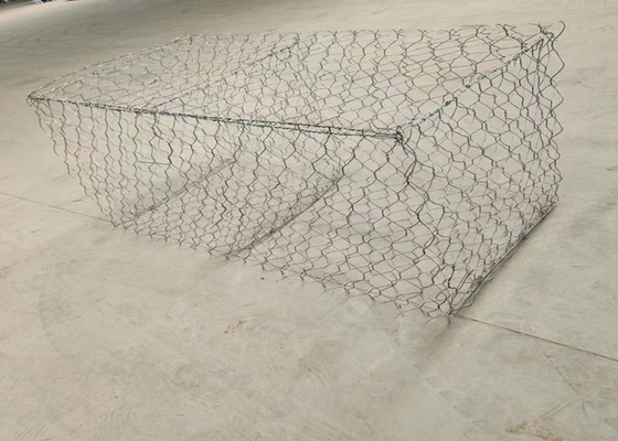 Các hộp Gabion galvanized ngâm nóng 2 * 1 * 1 Kích thước lỗ 80 * 100 Diameter 2,7mm