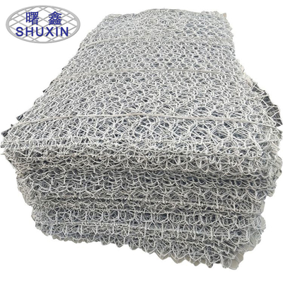 Dây dệt hình lục giác Gabion Wall Cages Kháng gỉ Ống / PVC phủ 2.7mm