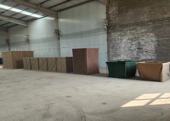 Mil 2 Hesco Bức tường pháo đài đắm nóng kẽm