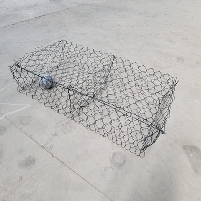 Lưới sáu góc Gabion giỏ cho sông phòng thủ dễ dàng lắp đặt Wire Mesh container