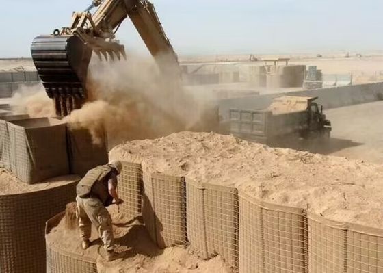 Galvanized phòng thủ rào cản Galfan hàn Gabion lót Geotextile vải để kiểm soát lũ lụt