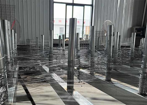 Lưới chắn bể chứa chướng ngại vật có tầm nhìn thấp bằng thép mạ kẽm