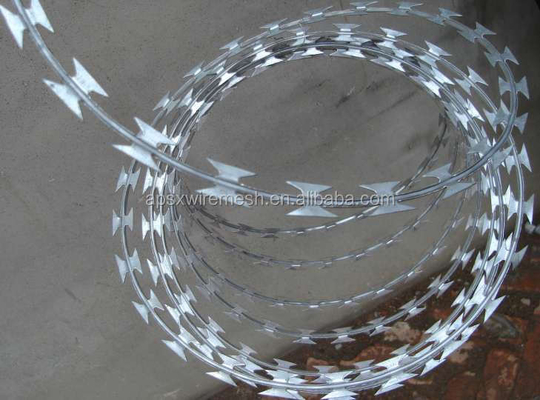 Bảo vệ tài sản của bạn với dây thừng râu concertina single coil quân sự và tư nhân