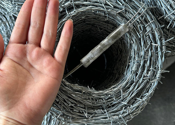 Nắm nóng galvanized an ninh dây thép gai dây thừng nông trại nuôi trồng