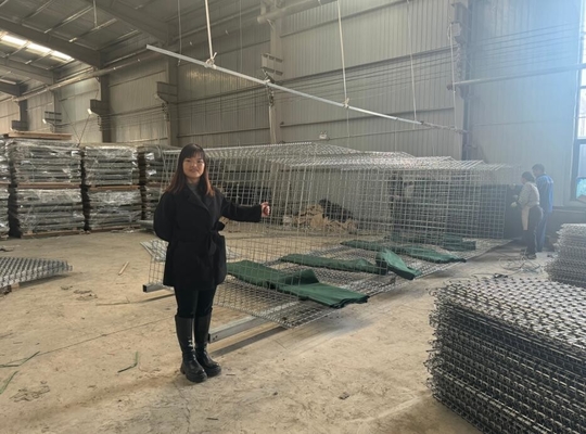 4.0 mm Defensive Hesco Bation Barrier túi cát cho tường hàng rào bảo vệ đường viền an ninh xây dựng