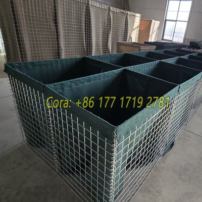 Kháng rỉ 4.0mm mạ hàn hộp Gabion lót Geotextile vải cho hàng rào phòng thủ cát đầy tường pháo đài