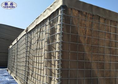 Hộp lót vải Gabion quân sự lót, giỏ giữ chân Gabion