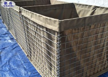 Bức tường cát quân sự lót vải địa kỹ thuật, Bức tường pháo đài Secuenty Sand Hesco