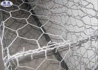 80x100 mạ kẽm đá đầy Gabions, Gabion giỏ giữ lại tường