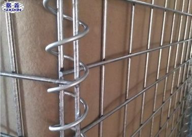 Có thể thu gọn kim loại Gabion Box Security Barrier 300gsm Sand Color OEM