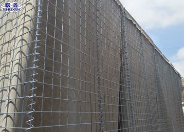 Hộp Gabion quân sự tùy chỉnh Hesco Dây hàn lưới Chứng nhận ISO 5 mm