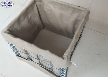 Hộp Gabion quân sự Hesco Hàng rào phòng thủ Vật liệu dây thép 3 năm Bảo hành