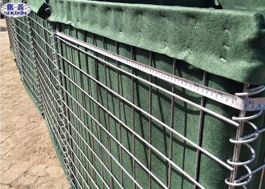 Tường cát quân sự mạnh mẽ Loại hàng rào quân sự Hgill Gabion Basket