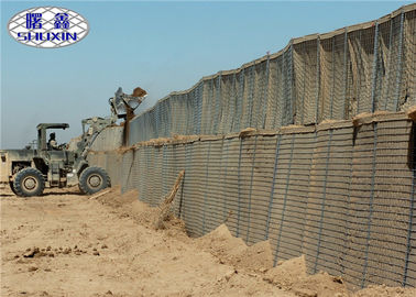 Gavanized phòng thủ Gabion Barrier Geotextile Anti - Rust Tính năng