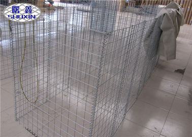 Hàng rào phòng thủ quân sự mạ kẽm với sinh thái vải địa kỹ thuật