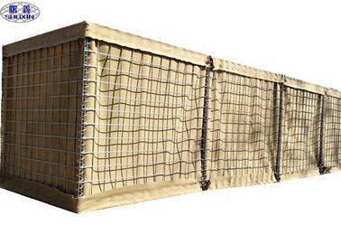 Hàng rào chắn phòng thủ đa tế bào Lưới Gabion Hộp tường 4-5.0mm Dây Dia