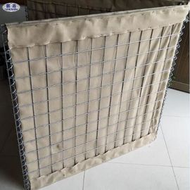 Lưới hàn mạ cát rào cản / Hộp cát Gabion quân sự