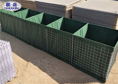 SX 3 Hàng rào bảo mật vành đai quân sự Tính năng mạ kẽm 1MX1MX10M