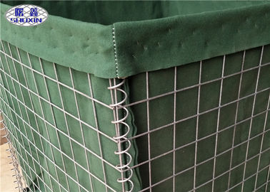 Hàng rào hàn mạ kẽm phòng thủ quân sự hàn với dịch vụ OEM vải địa kỹ thuật