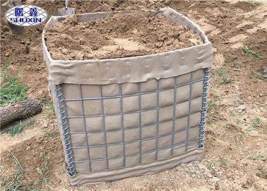 Rào chắn quân sự lót vải địa kỹ thuật, Rào chắn Gabion hàn cường độ cao