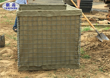 Tường phòng thủ mạ kẽm, Tường vụ nổ Gabion hàn