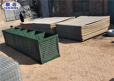 Màu xanh lá cây Fodable cát đầy hàng rào vải địa kỹ thuật lót tính năng dễ dàng cài đặt