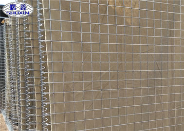 Quân đội Gabion đã qua sử dụng Các thành phần thép mạ kẽm Morden