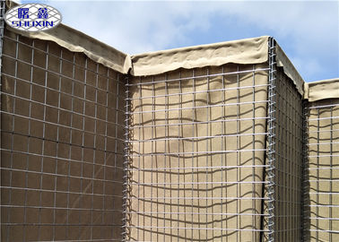 Hàng rào cát đầy quân sự / Hàng rào phòng thủ Gabion Bảo hành 3 năm