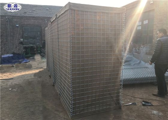 Nhanh triển Galvanized hàn lưới cát đầy rẫy rào cản Gabion