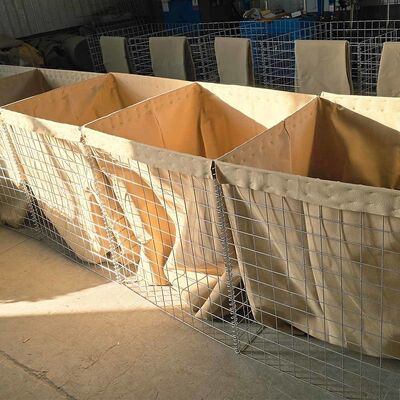 Hàng rào phòng thủ hạng nặng Mil 6 Túi phòng thủ Gabion Bastions Giá hàng rào Hesco
