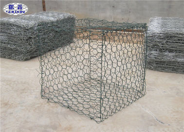 Lồng nhựa Gabion tráng nhựa / Lồng đá hình lục giác đầy lồng