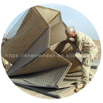 5mm hàn Galfan dây gỉ Hesco pháo đài hàng rào phòng thủ Blast Wall Hesco hàng rào Giá