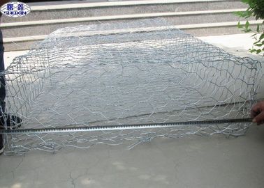 Pvc tráng kẽm mạ kẽm 2mm Rọ đá tường ngăn lưới dây lục giác