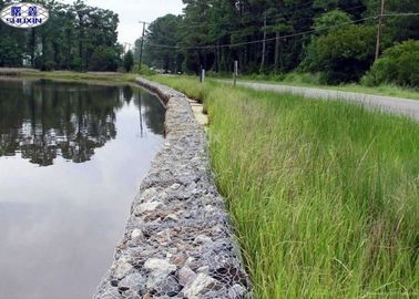 80x100 HoleTwisted Gabion tường giỏ mạ kẽm xử lý bề mặt