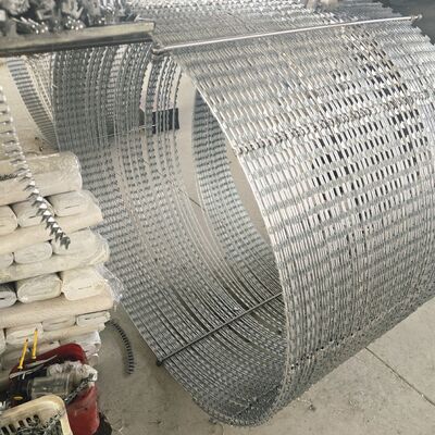 KN Cáp kim sợi gai galvanized an ninh hàng rào với lưỡi dao gai từ Trung Quốc