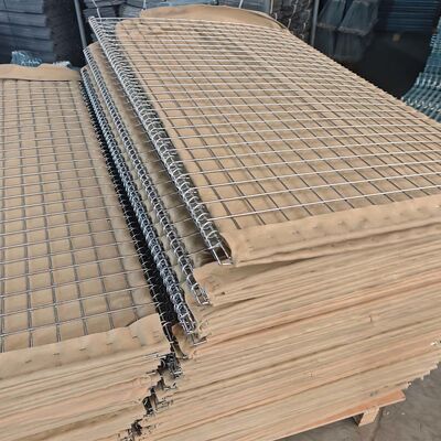 Tường cát chống cháy nổ hàng rào phòng thủ mạ kẽm nặng