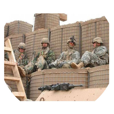 Galvanized Mil3 tường cát hàng rào Blast tường cho lũ lụt Mil6 Gabion hàn hàng rào phòng thủ