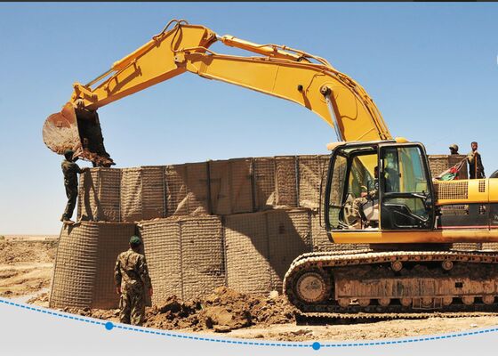 Hot Dip Galvanized Iron Wire Phòng thủ Pháo đài Rào cản Galvanized bề mặt Carbon Steel Wire Heavy Duty Security Fencing