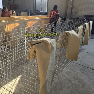 MIL1 Đường chắn pháo đài phòng thủ cao 1,37m hạng nặng được sử dụng trong cuộc xung đột Nga-Ukraine