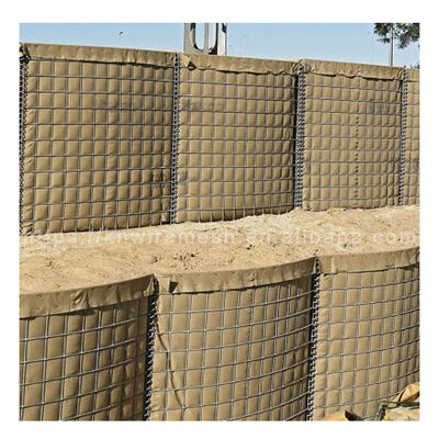 Túi Cát Gabion Chống Thấm Kẽm An Toàn Cao Tường Chắn Quân Sự Để Bán